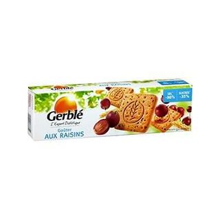 Biscuits Gerblé Raisins Sel Réduit 360 g – Carrefour on Board Martinique