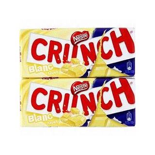 Chocolat Crunch Blanc 2X100G – Carrefour on Board Martinique