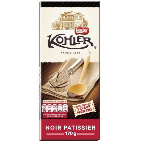 Chocolat Patissier Kohler 170 g – Carrefour on Board Martinique