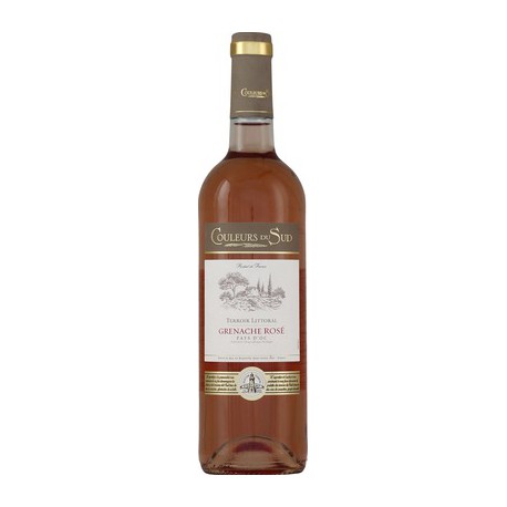Vin Couleurs du Sud on Grenache 75 Carrefour cl Board Martinique – Rosé